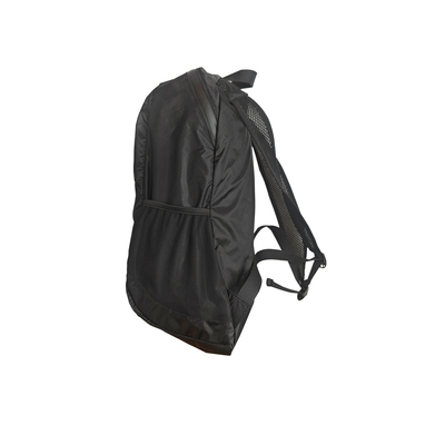 Hot sale custom logo black ultralight 30D nylon N66 waterproof backpack for camping