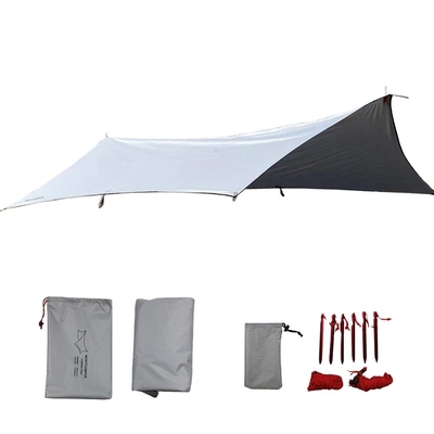 Diagonal Bracing Type Outdoor Camping Tarp UV Protection Sun Shade