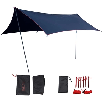Diagonal Bracing Type Outdoor Camping Tarp UV Protection Sun Shade