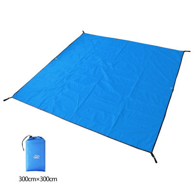 Foldable Blue Oxford Camping Accessories Waterproof Camping Ground Sheet