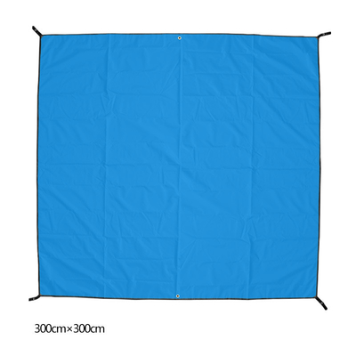 Foldable Blue Oxford Camping Accessories Waterproof Camping Ground Sheet