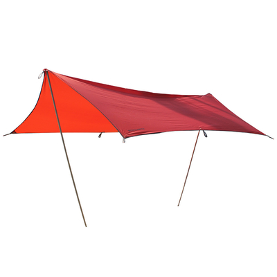 Polyester UV 50 Camping Sun Shade Tarps Waterproof With Customized Logo