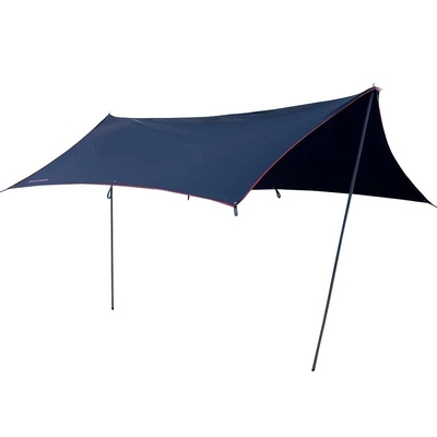 Polyester UV 50 Camping Sun Shade Tarps Waterproof With Customized Logo