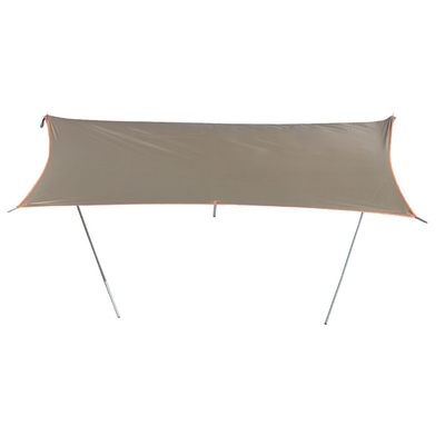 Polyester UV 50 Camping Sun Shade Tarps Waterproof With Customized Logo
