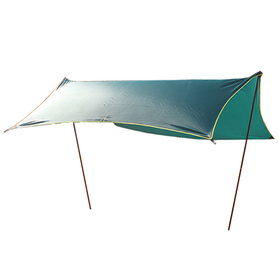 210T Polyester Outdoor Camping Tarp Silver Coating Waterproof Rain Fly