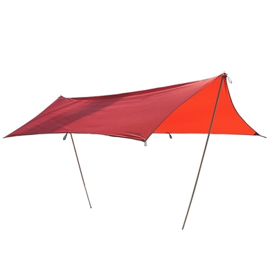 210T Polyester Outdoor Camping Tarp Silver Coating Waterproof Rain Fly