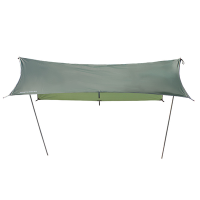 210T Polyester Outdoor Camping Tarp Silver Coating Waterproof Rain Fly