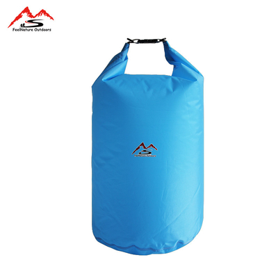 Blue Polyester Waterproof Dry Bag For Camping 5L 10L 20L 40L 70L