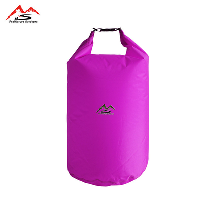 Blue Polyester Waterproof Dry Bag For Camping 5L 10L 20L 40L 70L