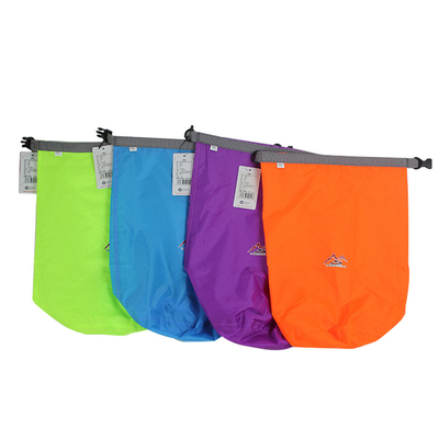 Blue Polyester Waterproof Dry Bag For Camping 5L 10L 20L 40L 70L