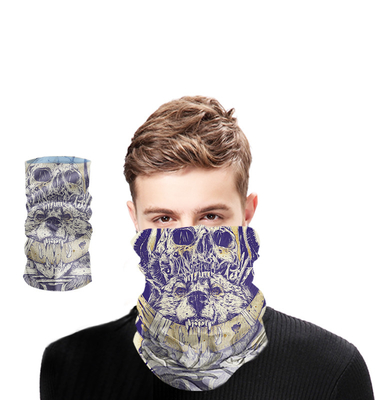 Sporty Style Custom Logo Polyester Neck Face Gaiter for Outdoor Activities Custom