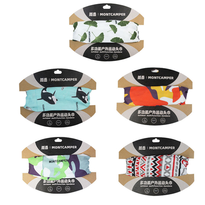 Portable Bandanas Muti-function Neck Gaiter in Multiple Colors for Outdoor Activities