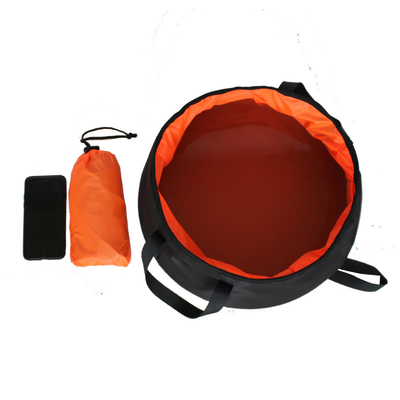 Multifunction Folding Basin for Camping Waterproof 300D Oxford Cloth and Custom Logo