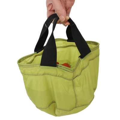 Portable Folding Basin for Outdoor Camping Hiking Travelling 190T Polyester PVC Coating