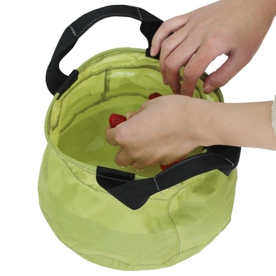 Portable Wash Basin for Hiking and Camping Customizable in Green or Customized Colors