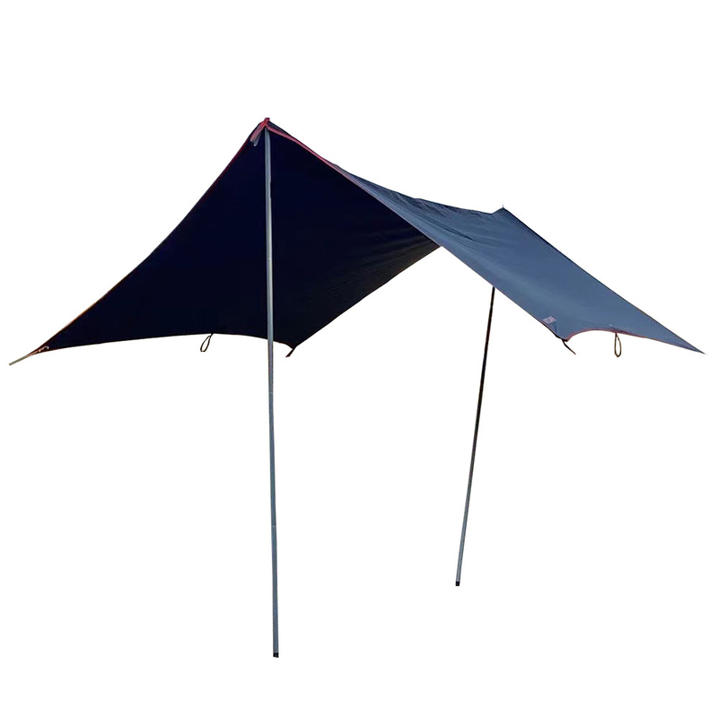 2.95m*3m Portable Waterproof Tarp For Tent Travelling 210T Polyester Camping Tarp