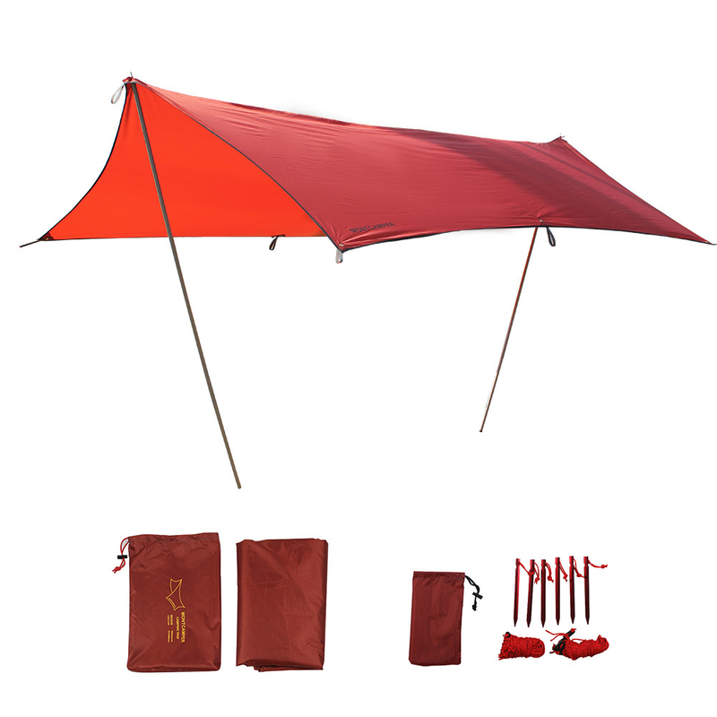 Outdoor Polyester Camping Tarp UV Protection And Durability