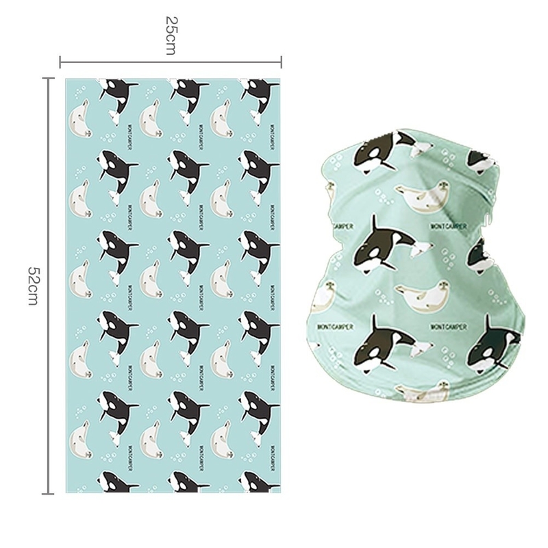 Portable Bandanas Muti-function Neck Gaiter in Multiple Colors for Outdoor Activities